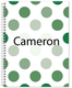 Polka Dot Spiral Notebook Image 9 of 11